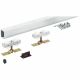 Hawa - Top Track Aluminum Plain Anodized, Predrilled