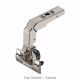 Blum - Clip Top Blumotion Blind Corner Hinge 95° Nickel Plated + Cruciform Mounting Plate